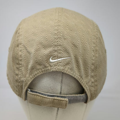 Boise State Broncos NCAA Nike 5 Panel Hat Beige One Size Herringbone Strapback