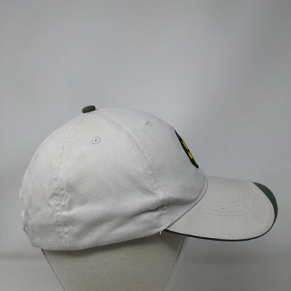 Paw Strapback Hat Tan OSFA Adjustable Embroidered 6 Panel Hit Wear