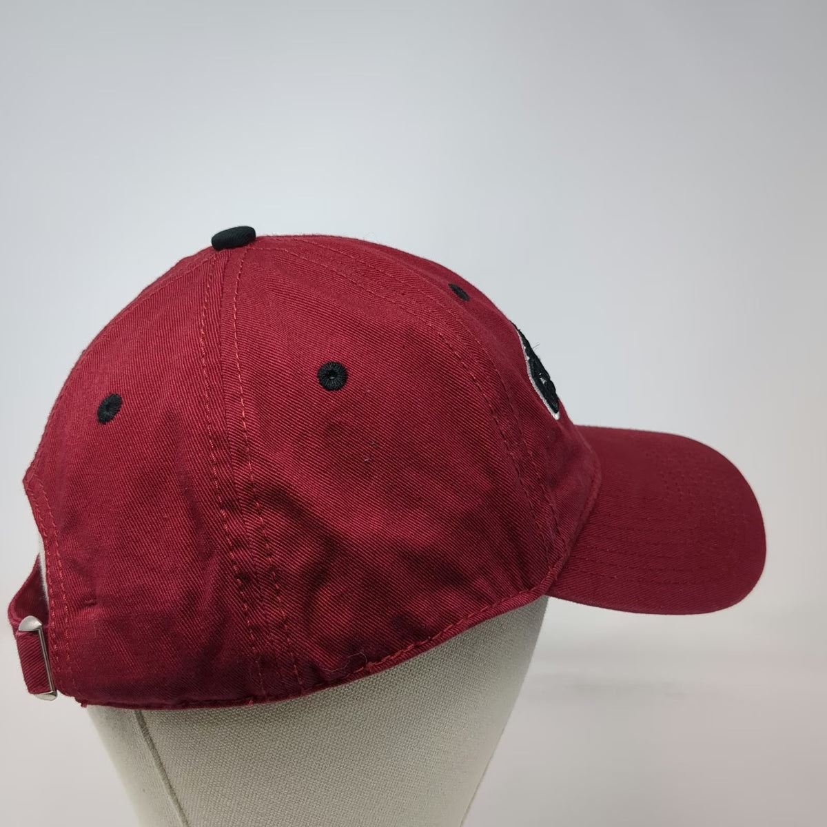 The Game Baseball Cap Red Black White OSFM Chico State Wildcats Hat Slideback