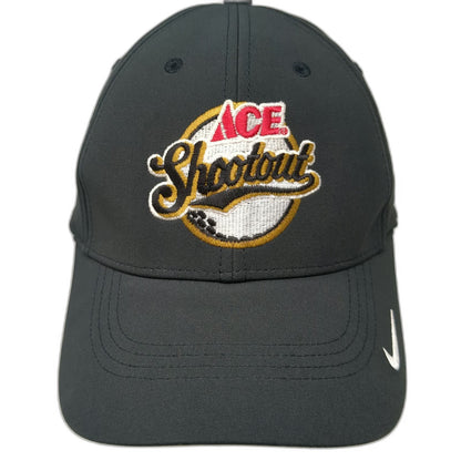 Nike Baseball Cap Black One Size ACE Shootout Golf Dri-Fit Strapback Hat