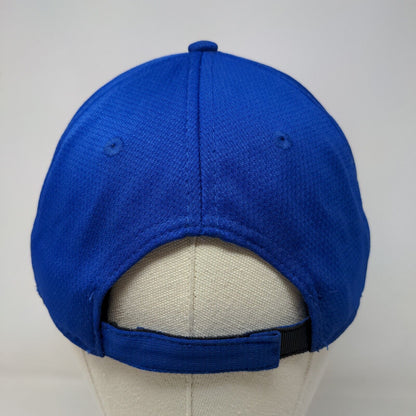 OC Sports Men's Strapback Hat Blue Size OSFM Texas Rangers Embroidered Logo