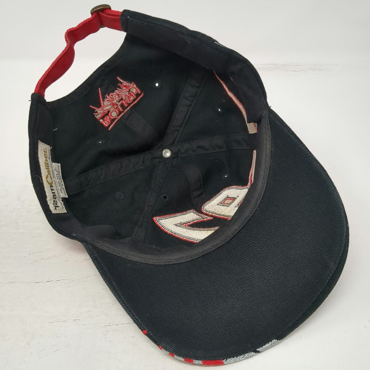 Team Caliber Black Baseball Cap One Size Kurt Busch 97 Roush Racing NASCAR Hat