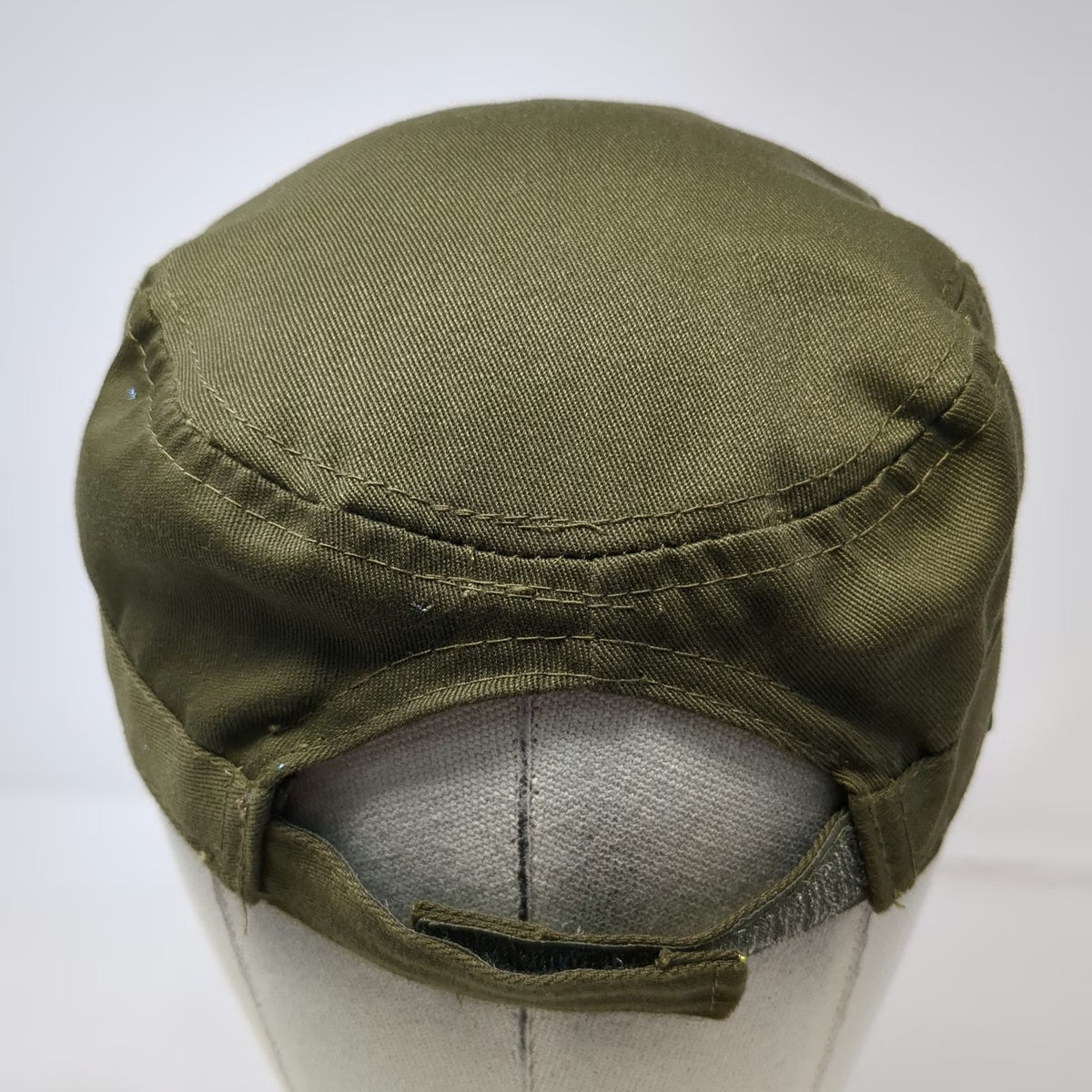 Teetot & Co. Army Cap Green One Size American Flag Patch Polyester Strapback Hat