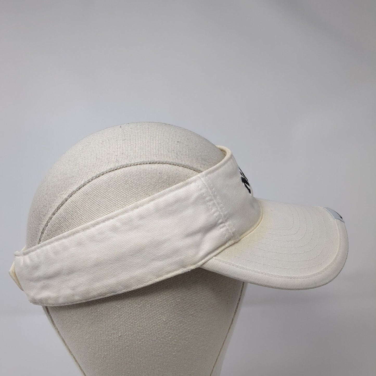 Nike Pro Classics Strapback Sun Visor Hat White One Size Adjustable