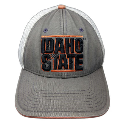 The Game Idaho State NCAA Cap Gray One Size Mesh Back A-Flex Stretch Logo Hat