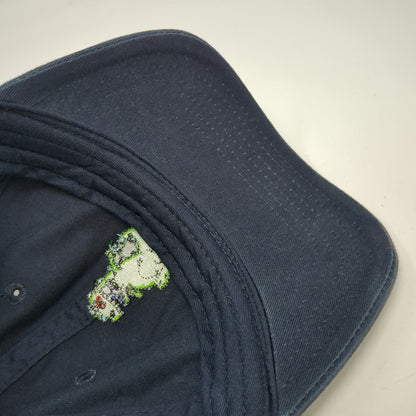 Nickelodeon Baseball Cap Blue One Size Reptar Rugrats Dinosaur Embroidered Hat