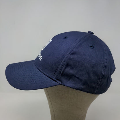 Husqvarna Men's Strapback Hat Blue Adjustable Embroidered Logo