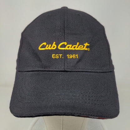 Cub Cadet Est. 1961 Strapback Hat Black One Size Embroidered 6 Panel