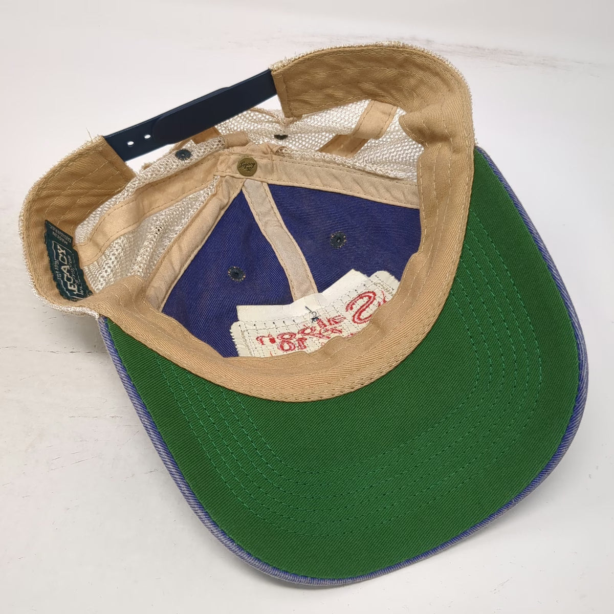 Legacy Saloon #10 Deadwood SD Blue Trucker Hat One Size Mesh Snapback Patch