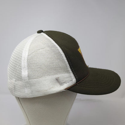 Idaho Power Reddy Kilowatt Trucker Hat Green White One Size Snapback Mesh Rope