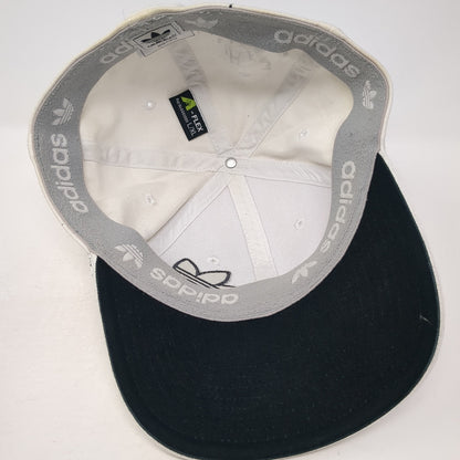 Adidas Fitted Baseball Cap White XL A-Flex Lightweight Embroidered 6 Panel