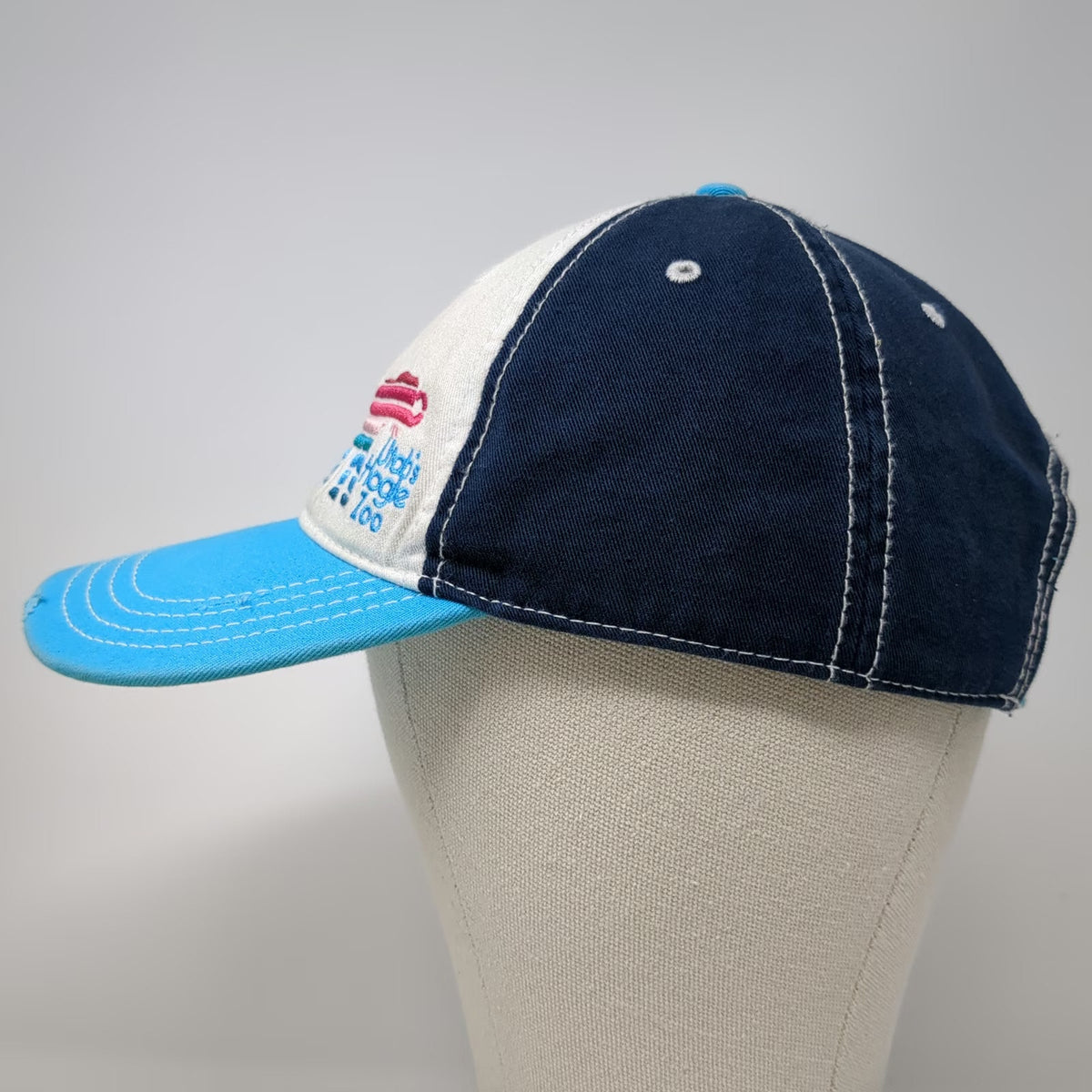 Hat Graphix 360 Baseball Cap Blue One Size Utahs Hogle Zoo Embroidered Strapback