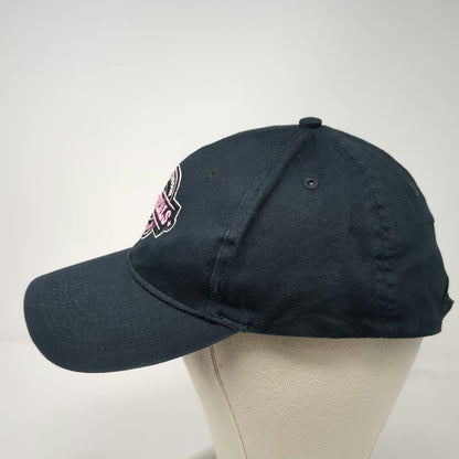 Port & Company Baseball Cap Black One Size Pink Heals Embroidered Logo Hat