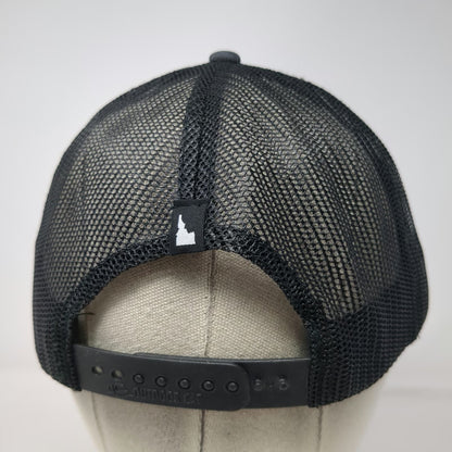 Outdoor Cap Trucker Hat Gray One Size Idaho Workers Compensation SIF Mesh back