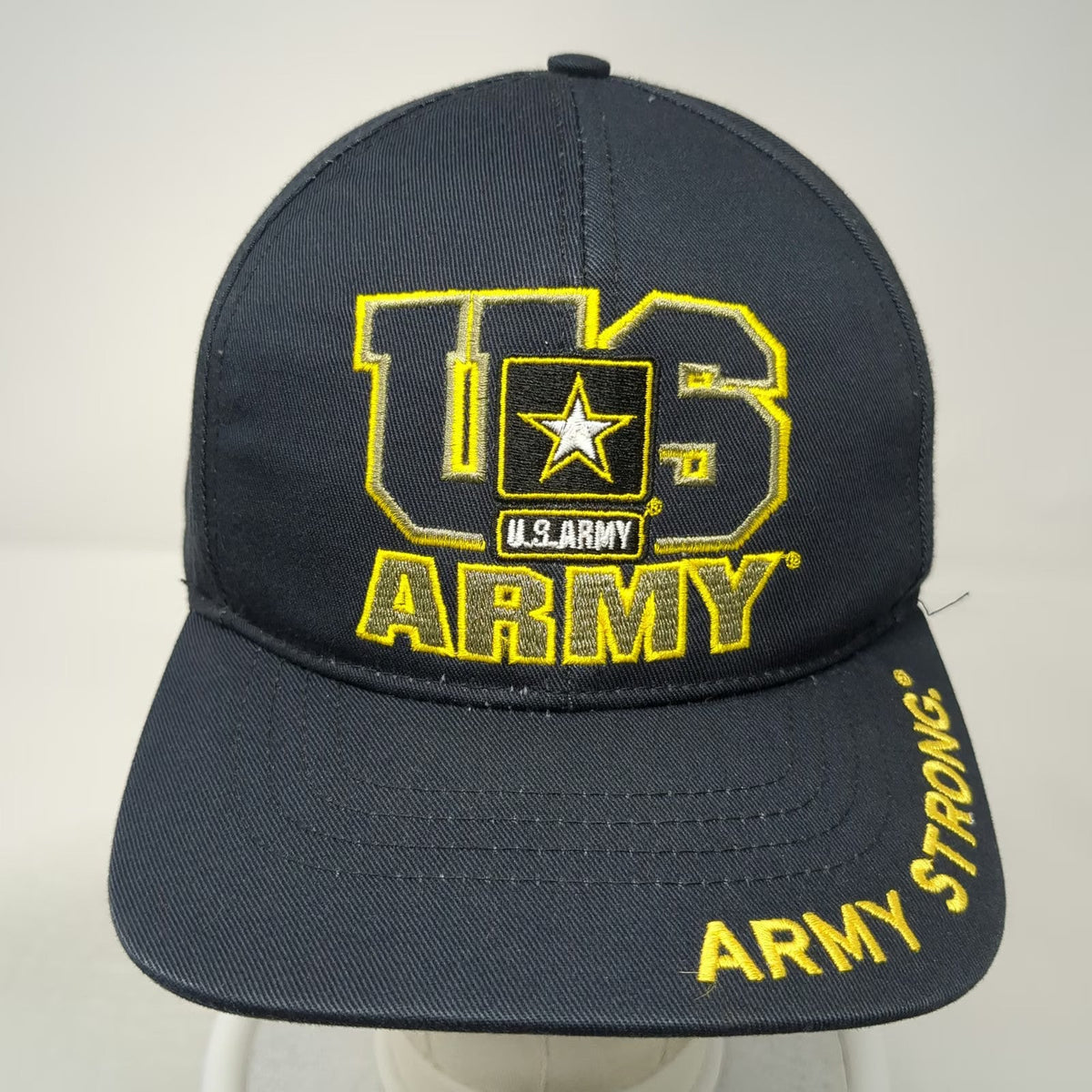Capsmith U.S. Army Blue One Size Baseball Cap Hat Star Embroidered Strapback USA