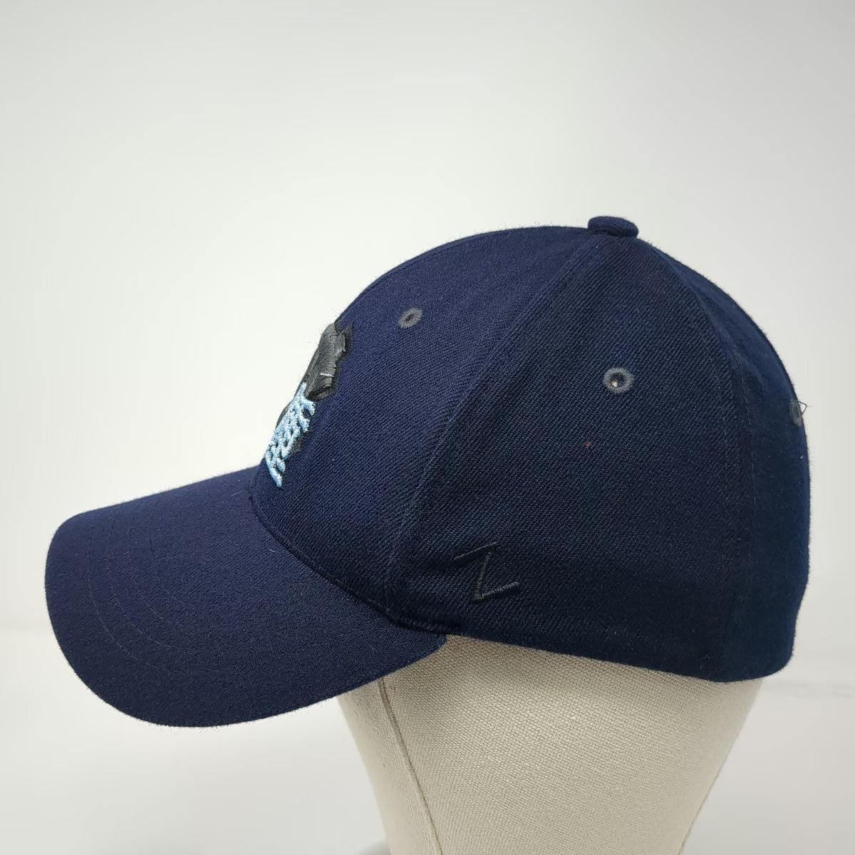 Zephyr North Carolina Tar Heels NCAA Cap Blue L Kanji Fitted Footprint Hat