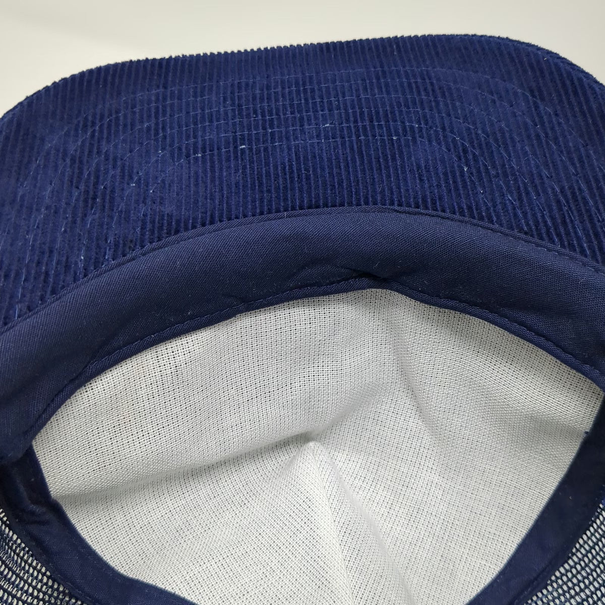 Sam Jung Trucker Hat Blue One Size Kalaloch Lodge Washington Corduroy Anchor