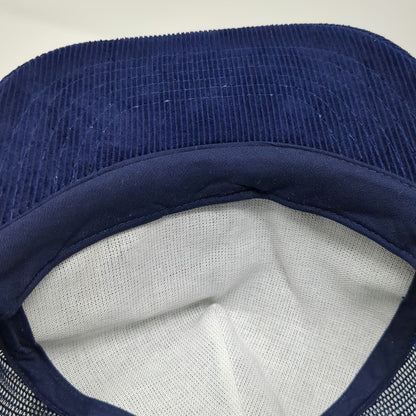 Sam Jung Trucker Hat Blue One Size Kalaloch Lodge Washington Corduroy Anchor