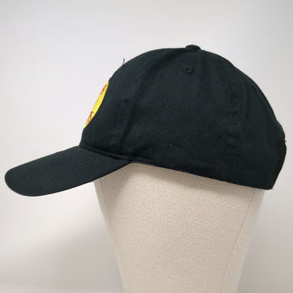 Bass Pro Shops Snapback Black One Size Hat Gone Fishing Bass Fish Patch Logo