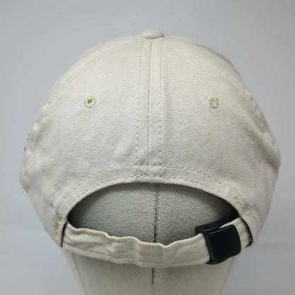 San Diego Zoo Baseball Cap Beige One Size Panda Logo Strapback Hat Adjustable