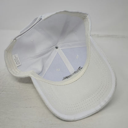 Baseball Cap White One Size Heat & Cool LLC Handshake Strapback Hat Acrylic HVAC