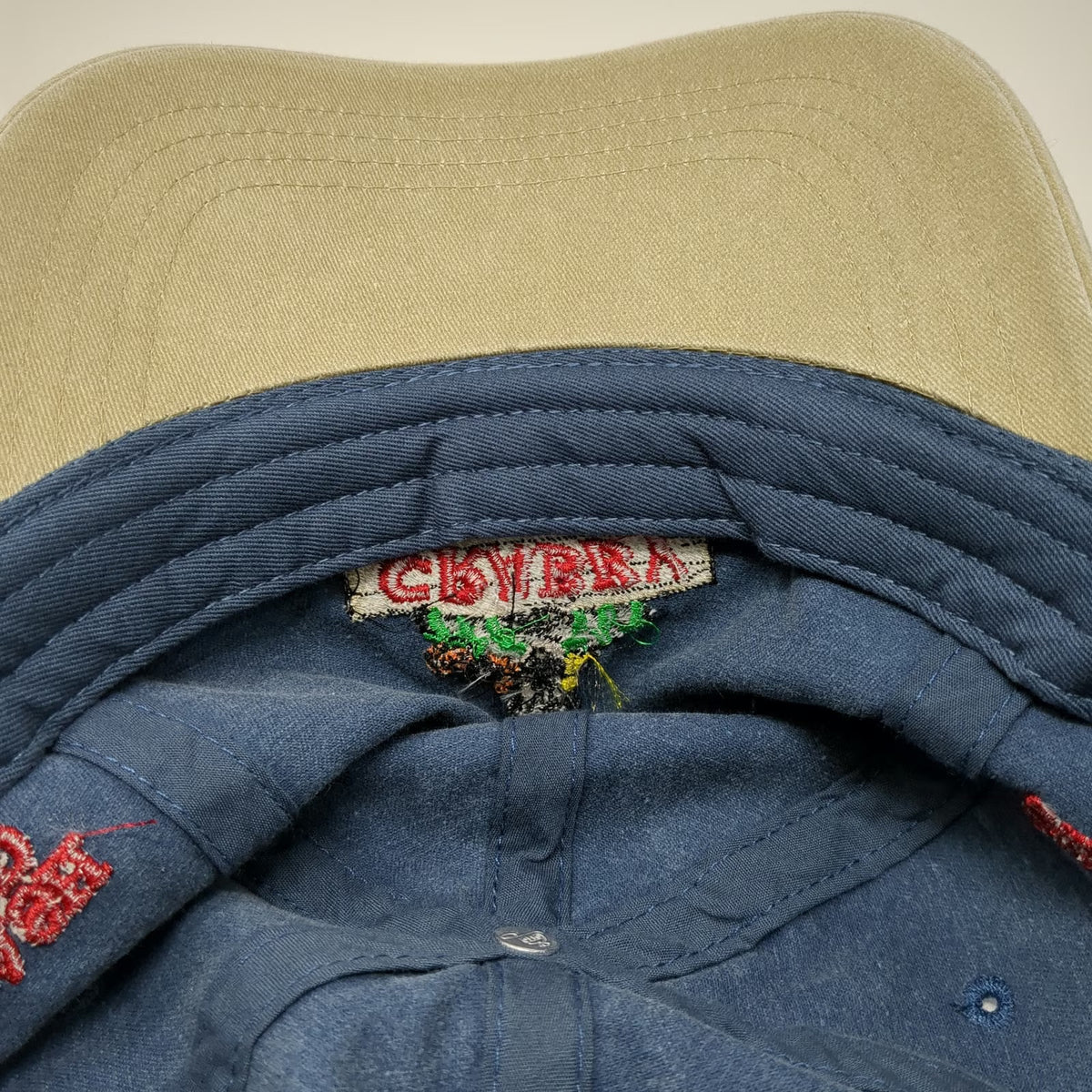 OTTO Crabby Mikes Seafood Surfside Beach SC Blue Baseball Cap One Size Hat