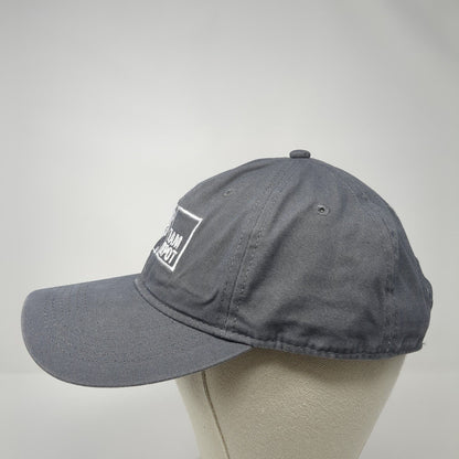 The Home Depot Team Depot Strapback Hat Gray One Size Embroidered Port & Company