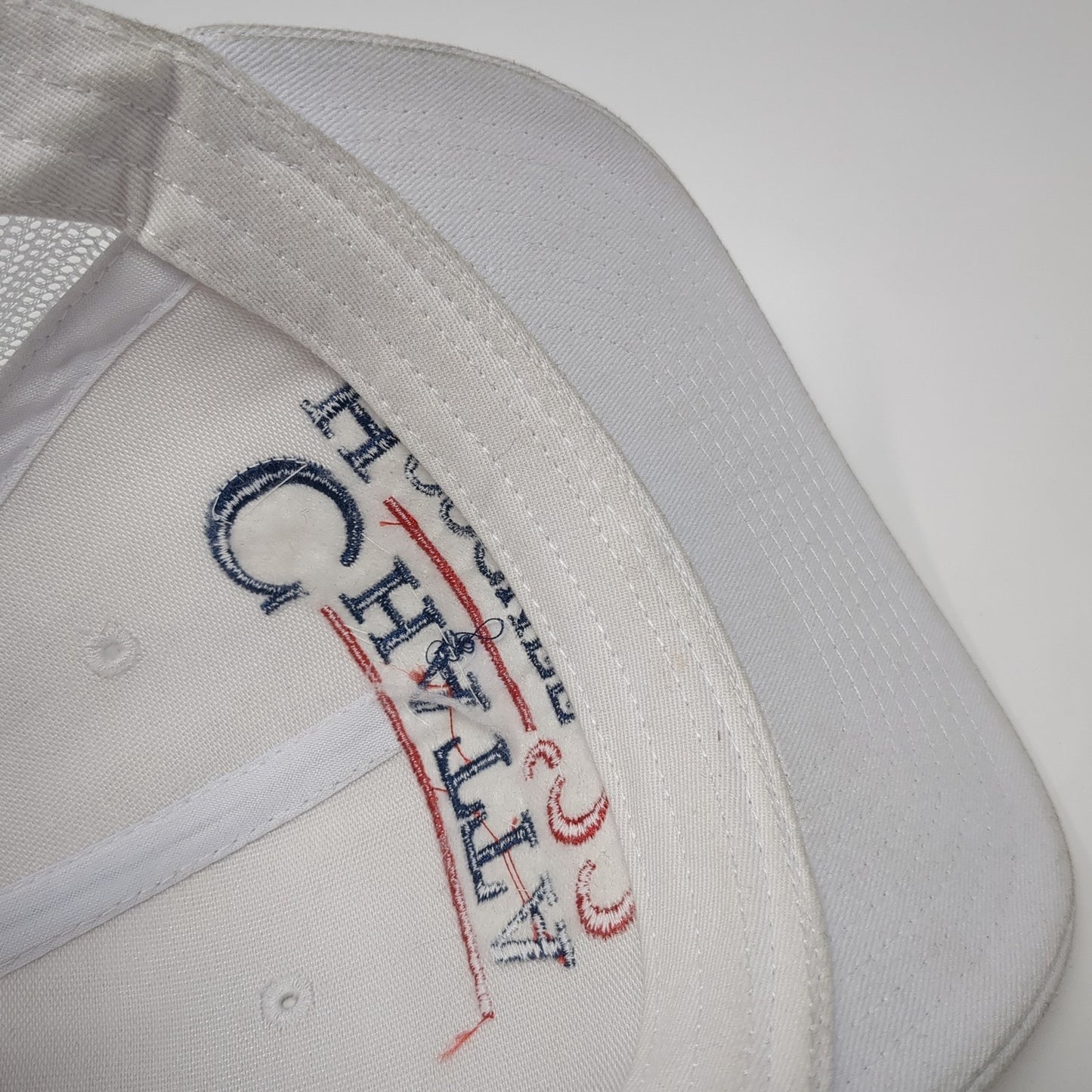 Chatta Hoochee '22 Alan Jackson Snapback Hat White One Size Adjustable Mesh Back