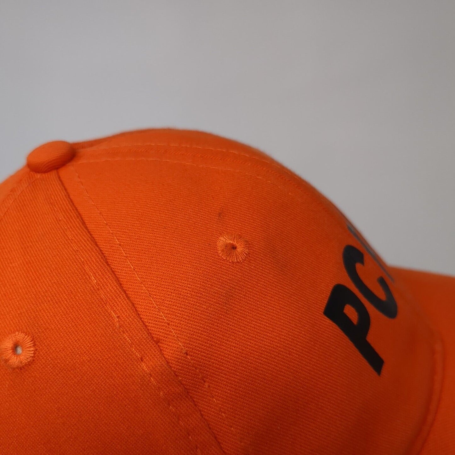 PCRD Strapback Hat Orange Youth One Size Adjustable Solid Port & Company