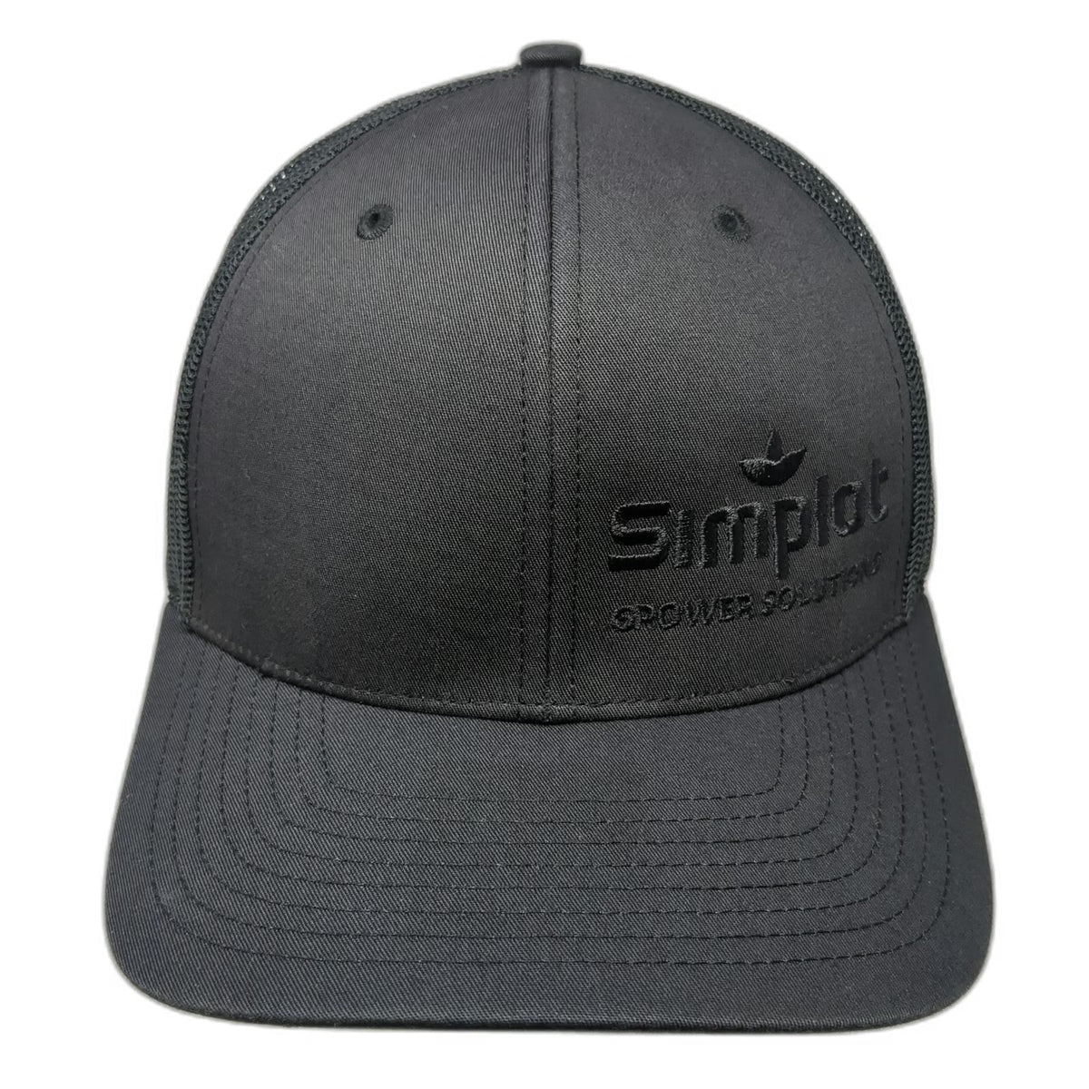 Richardson Trucker Hat Black One Size Simplot Gpower Solutions Snapback