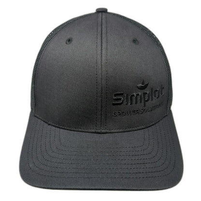 Richardson Trucker Hat Black One Size Simplot Gpower Solutions Snapback