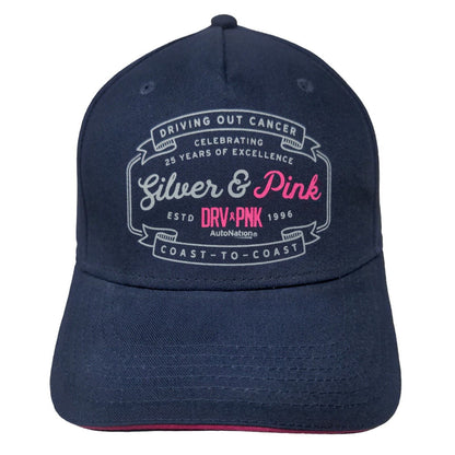 Driving Out Cancer Coast To Coast Auto Nation Strapback Hat Blue One Size