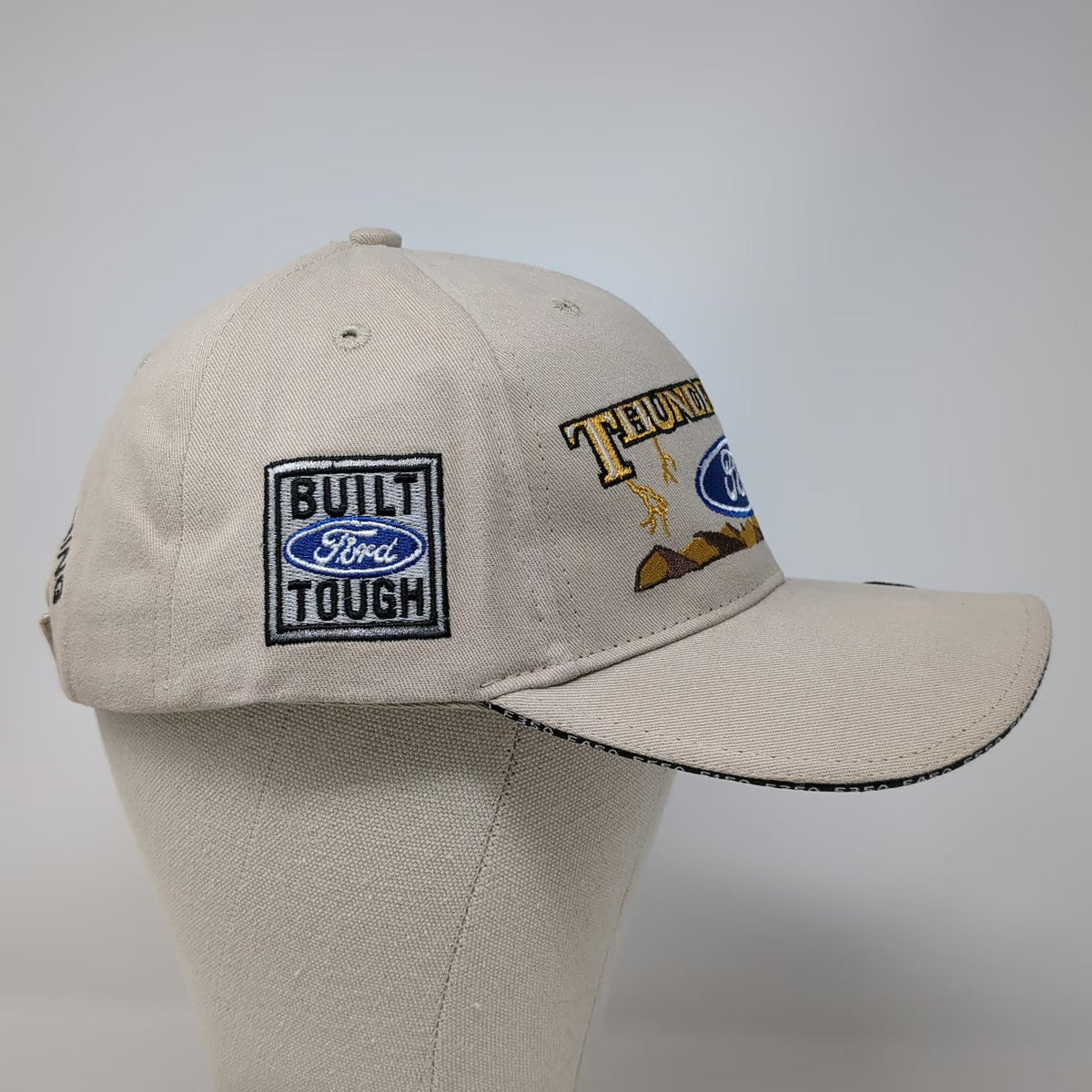 Marr Baseball Cap Beige One Size Ford Thunder Basin Gillette Wyoming 23 Hat