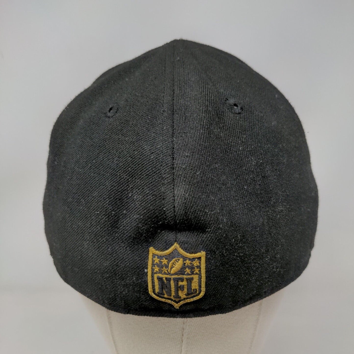Jacksonville Jaguars Fitted Hat Black Blue Size 7 3/8 3D Logo 59Fifty NFL
