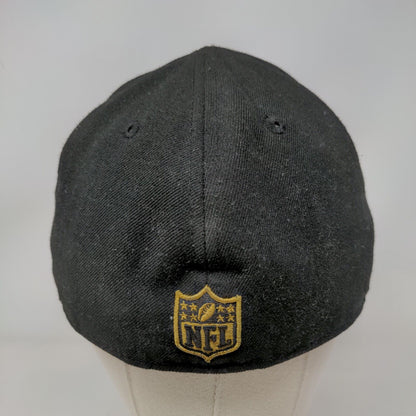 Jacksonville Jaguars Fitted Hat Black Blue Size 7 3/8 3D Logo 59Fifty NFL