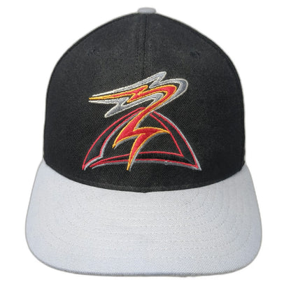 New Era MiLB Salem Keiser Volcanoes Black Gray 7 1/8 Fitted 59Fifty Wool Hat