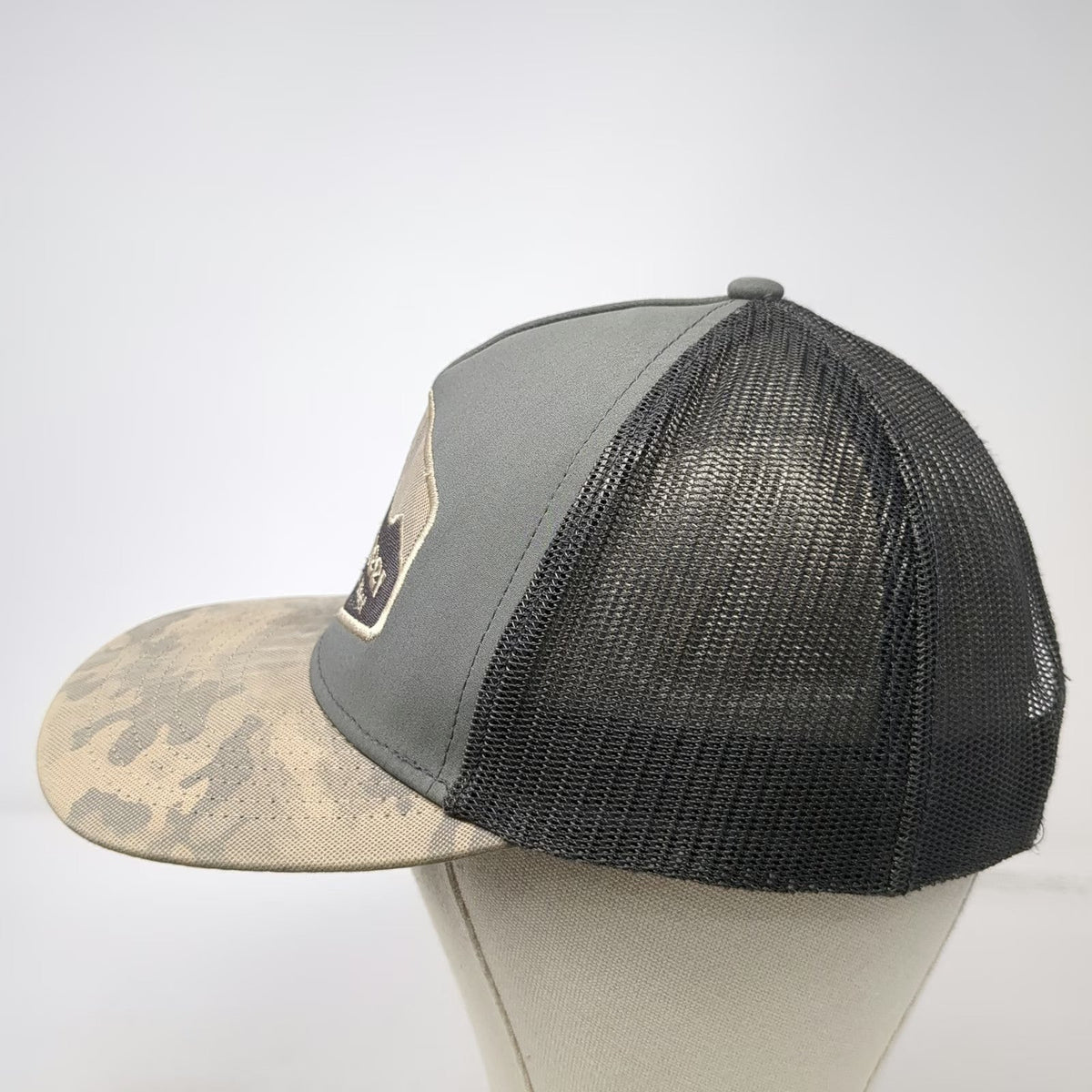 Vermeer Mountain West The Identity Group Trucker Hat Gray One Size Mesh Snapback