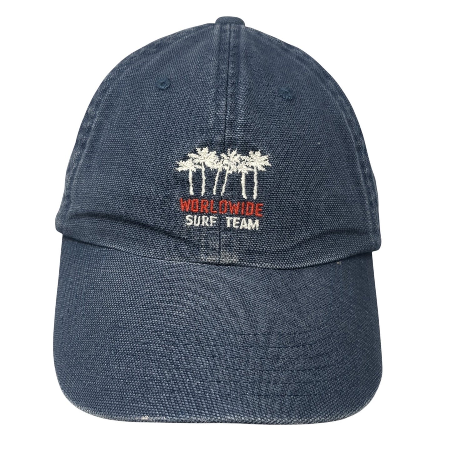 Worldwide Surf Team Slideback Hat Blue Medium Embroidered 6 Panel Gap