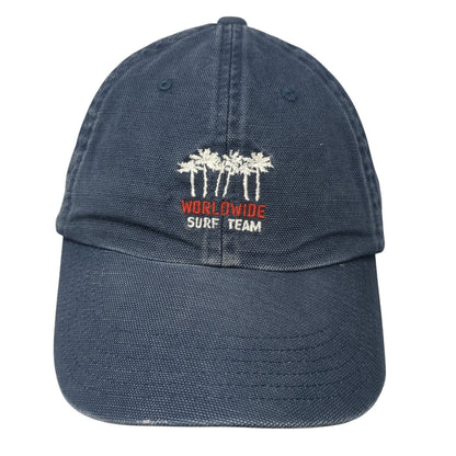 Worldwide Surf Team Slideback Hat Blue Medium Embroidered 6 Panel Gap