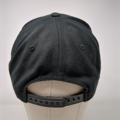 Barys Snapback Hat Black OSFA Adjustable Embroidered The Classics Yupoong