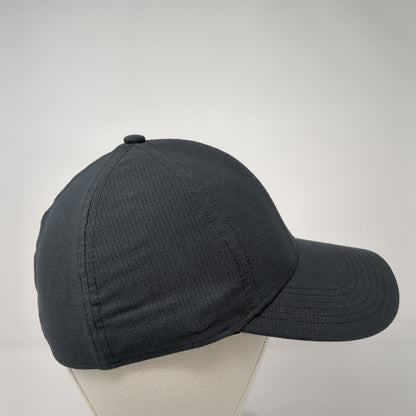 Under Armour Fitted Hat Black One Size Lightweight Emblem Logo 6 Panel