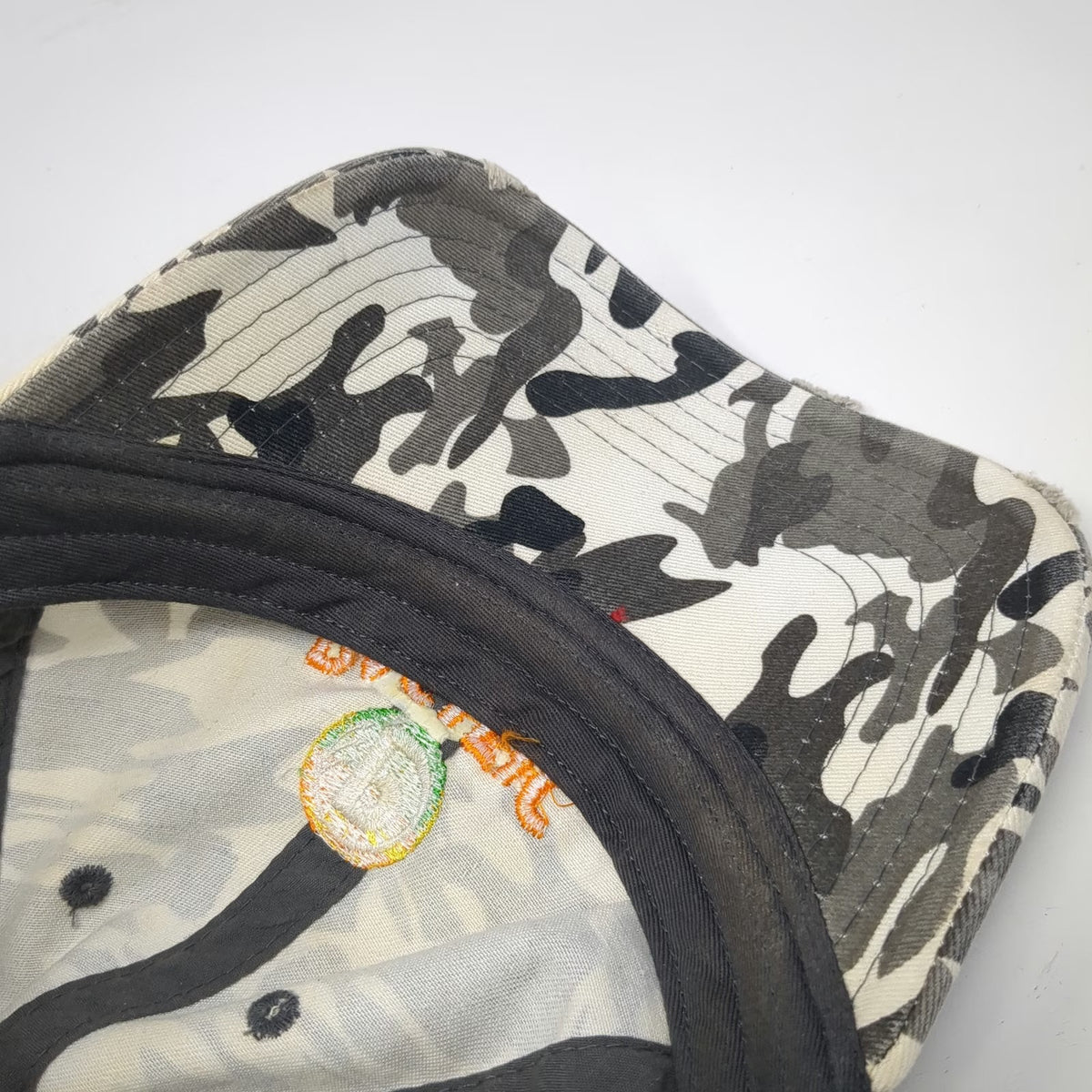 Otto Baseball Cap Gray Camo One Size Pacific Steel Recycling Pocatello Idaho Hat