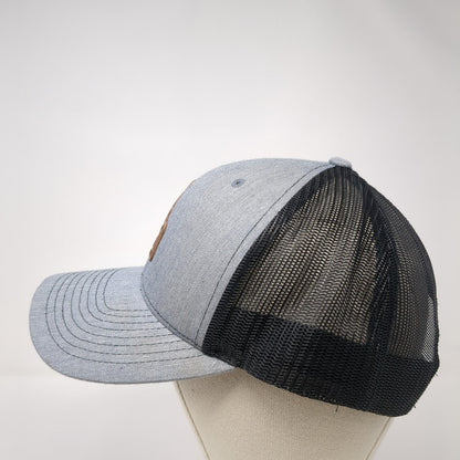 Idaho Snapback Trucker Hat Gray One Size Adjustable Mesh Back Fisherstech