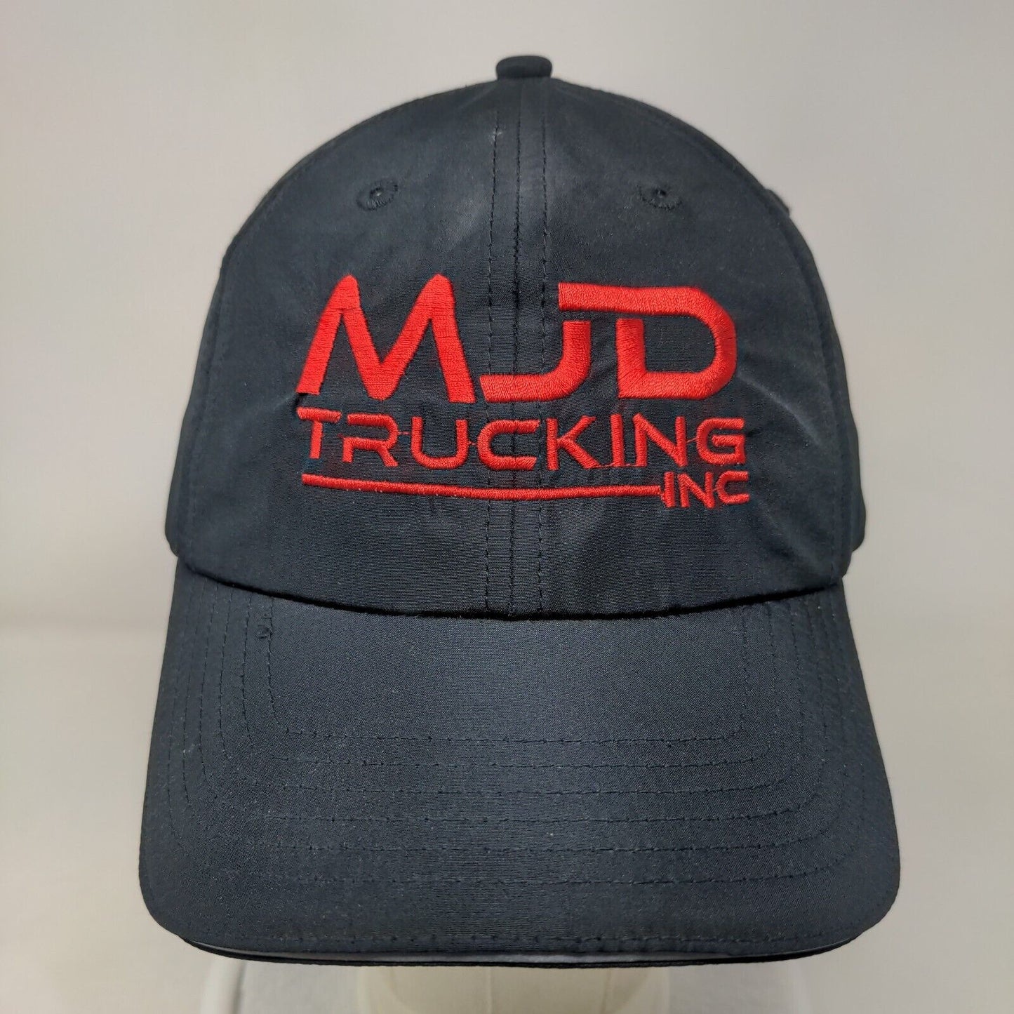 MJD Trucking Inc Strapback Hat Blue One Size Embroidered Core 365