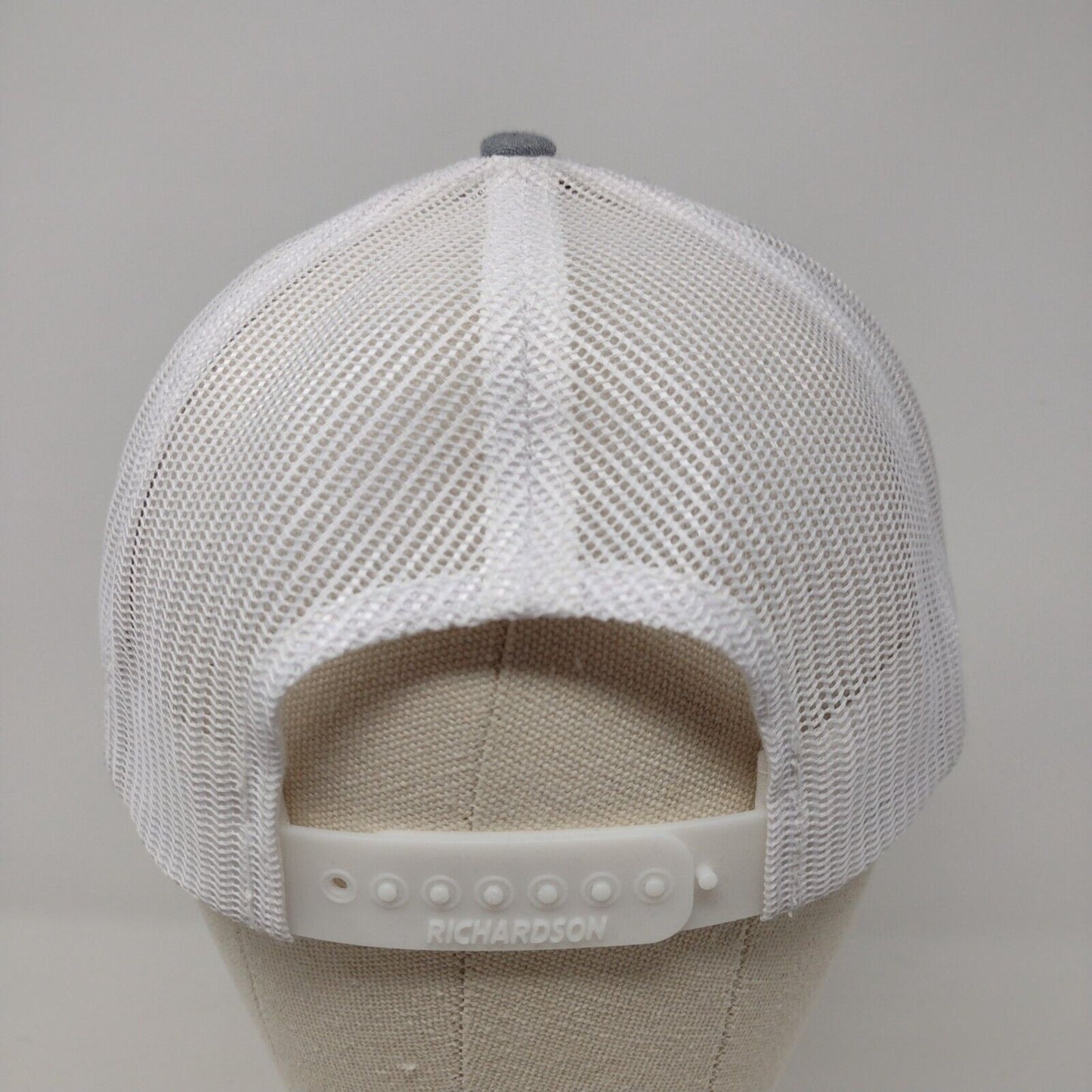 Idaho Snapback 112 Trucker Hat Gray OSFA Adjustable Mesh Back Richardson