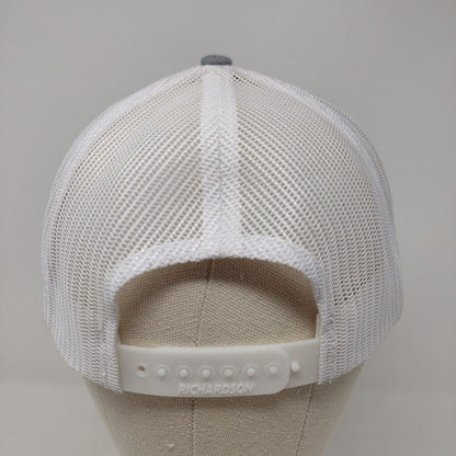 Idaho Snapback 112 Trucker Hat Gray OSFA Adjustable Mesh Back Richardson