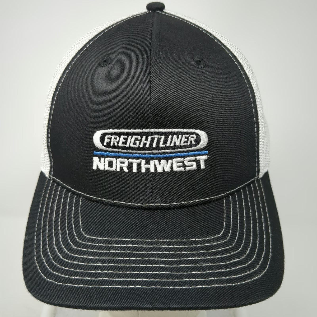 Fahrenheit Trucker Hat Black White One Size Freightliner Northwest Snapback