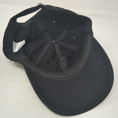 Disney Mickey Mouse Baseball Cap Black One Size Cotton Embroidered Slideback Hat