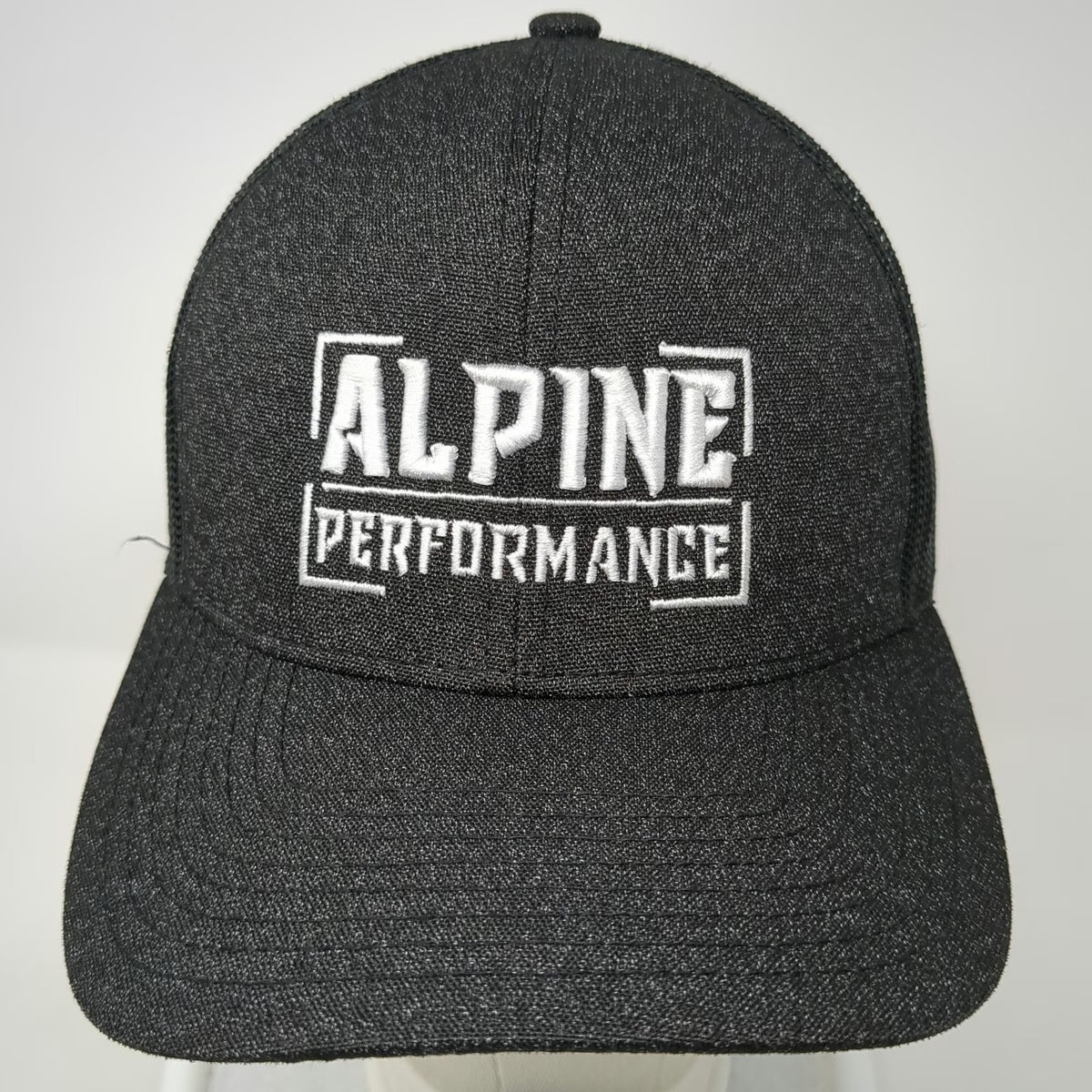 Pacific Headwear Trucker Hat Black One Size Alpine Performance Snapback Mesh
