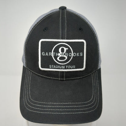 Garth Brooks Stadium Tour Snapback Trucker Hat Black OS Adjustable Mesh Back